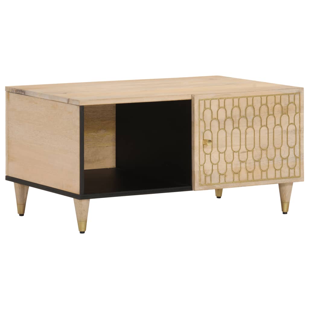 Table basse 80x50x40 cm bois de manguier massif - XIOS