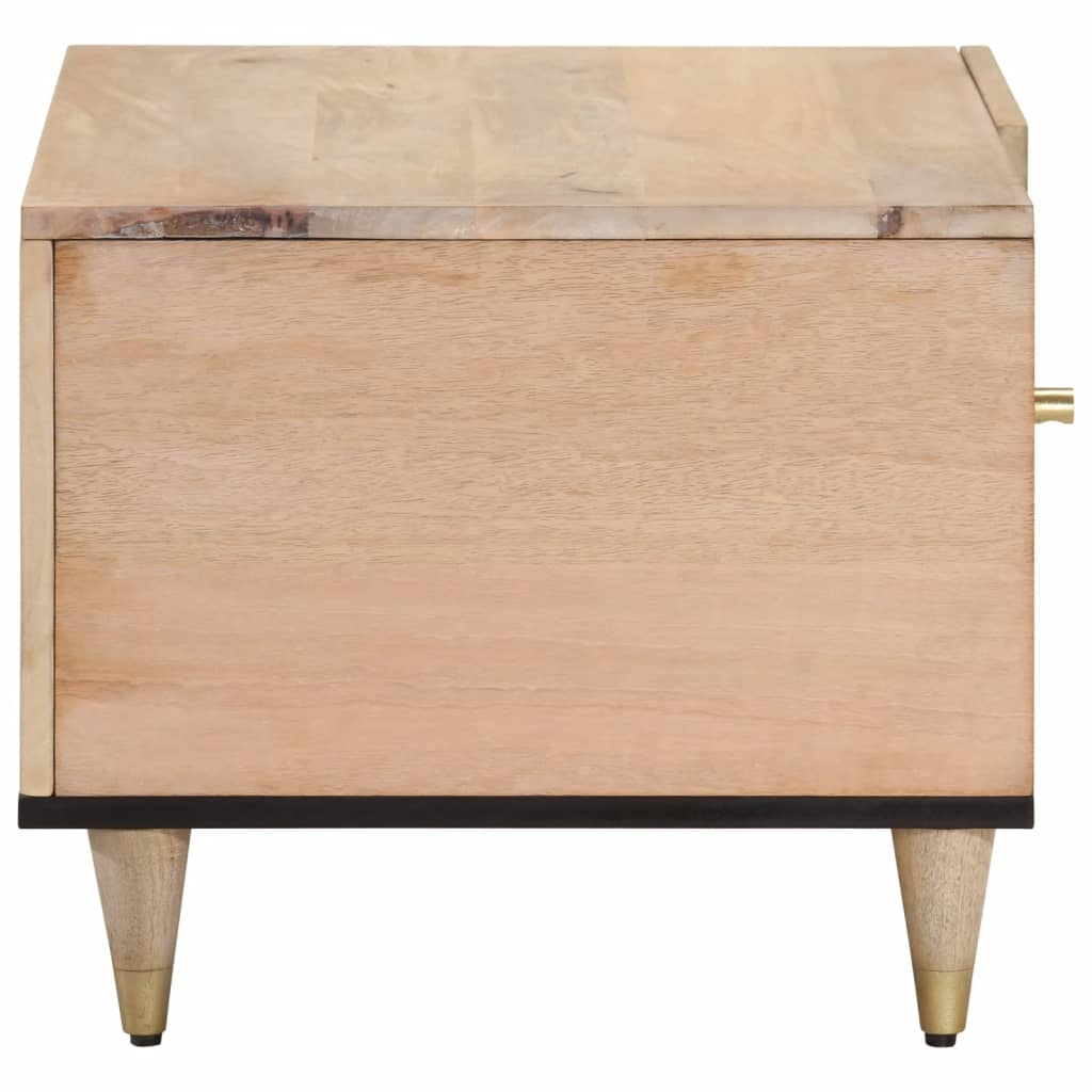 Table basse 80x50x40 cm bois de manguier massif - XIOS