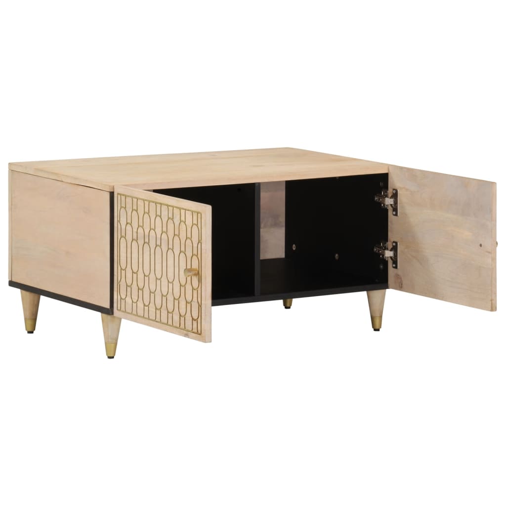 Table basse 80x50x40 cm bois de manguier massif - XIOS