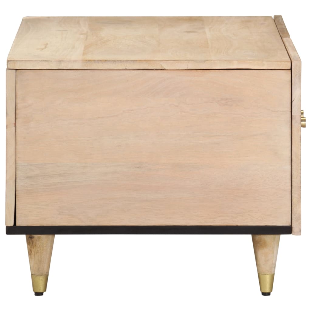 Table basse 80x50x40 cm bois de manguier massif - XIOS
