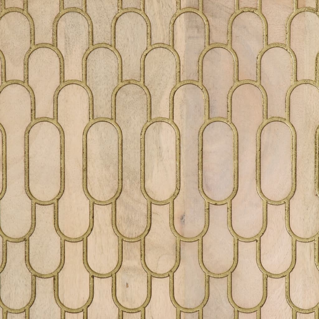 Armoire latérale 60x33x75 cm bois massif de manguier - XIOS