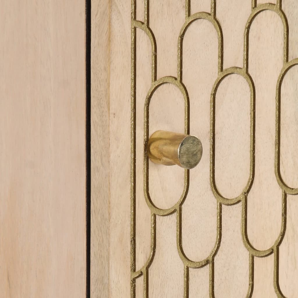 Buffet 40x33x110 cm bois de manguier massif - XIOS