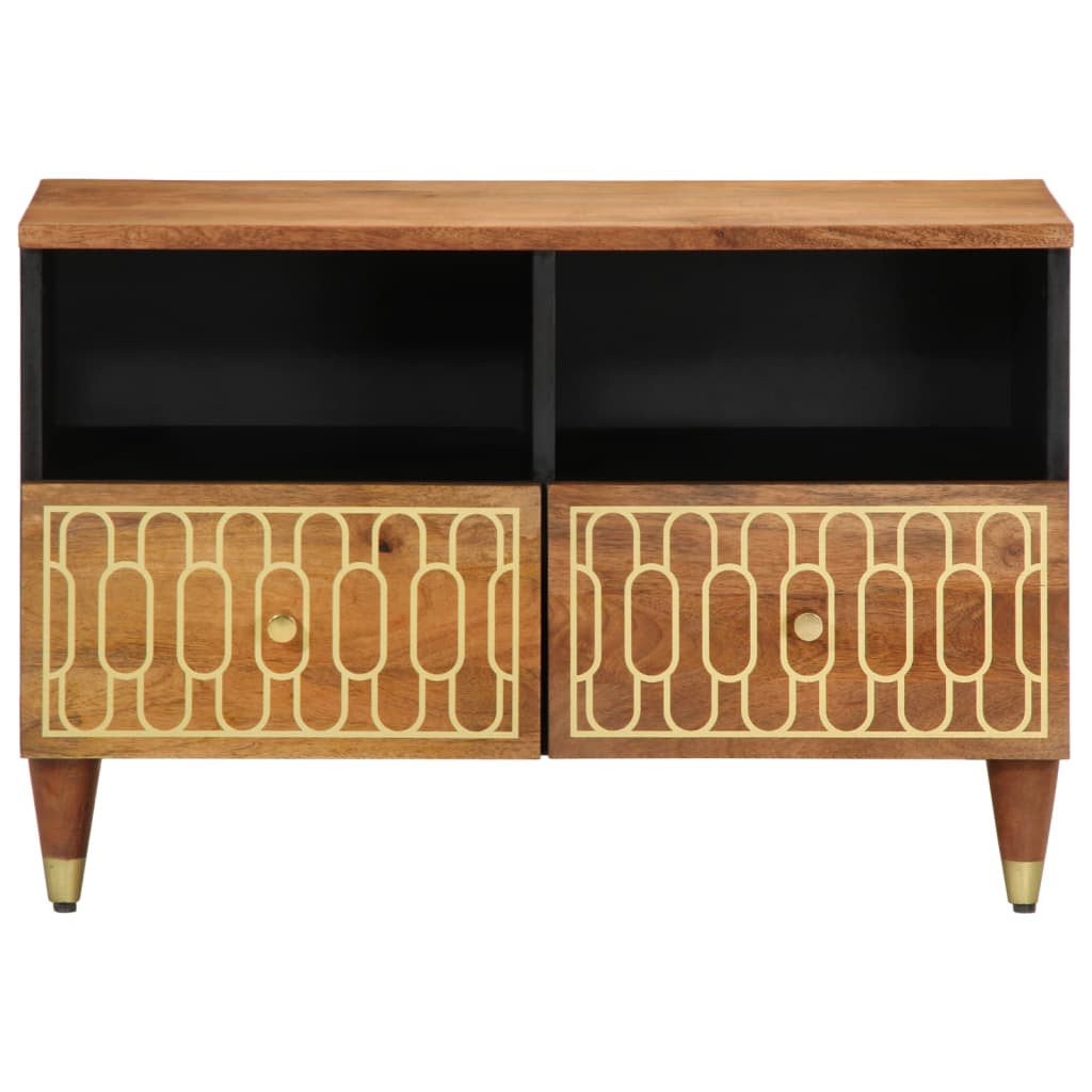 Meuble TV 70x33x46 cm Bois massif de manguier Meubles TV vidaXL
