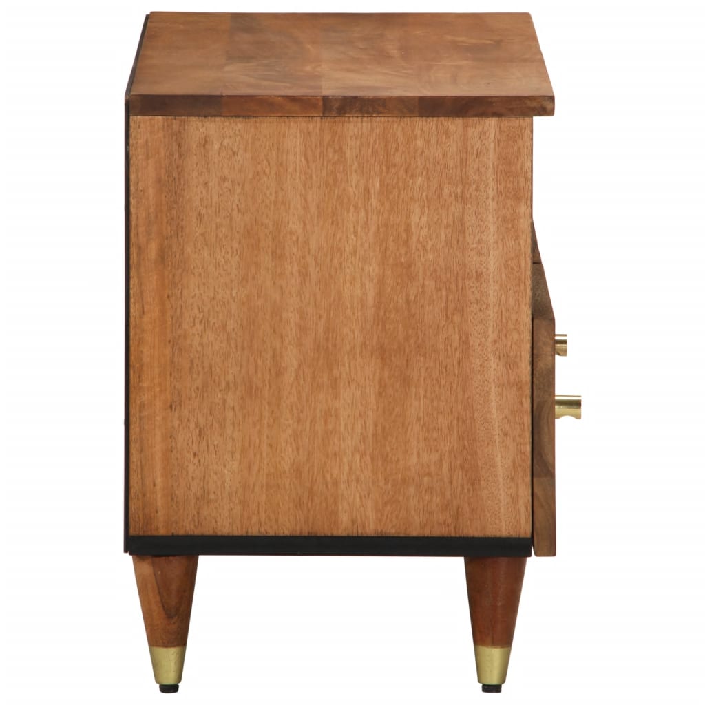 Meuble TV 70x33x46 cm Bois massif de manguier Meubles TV vidaXL