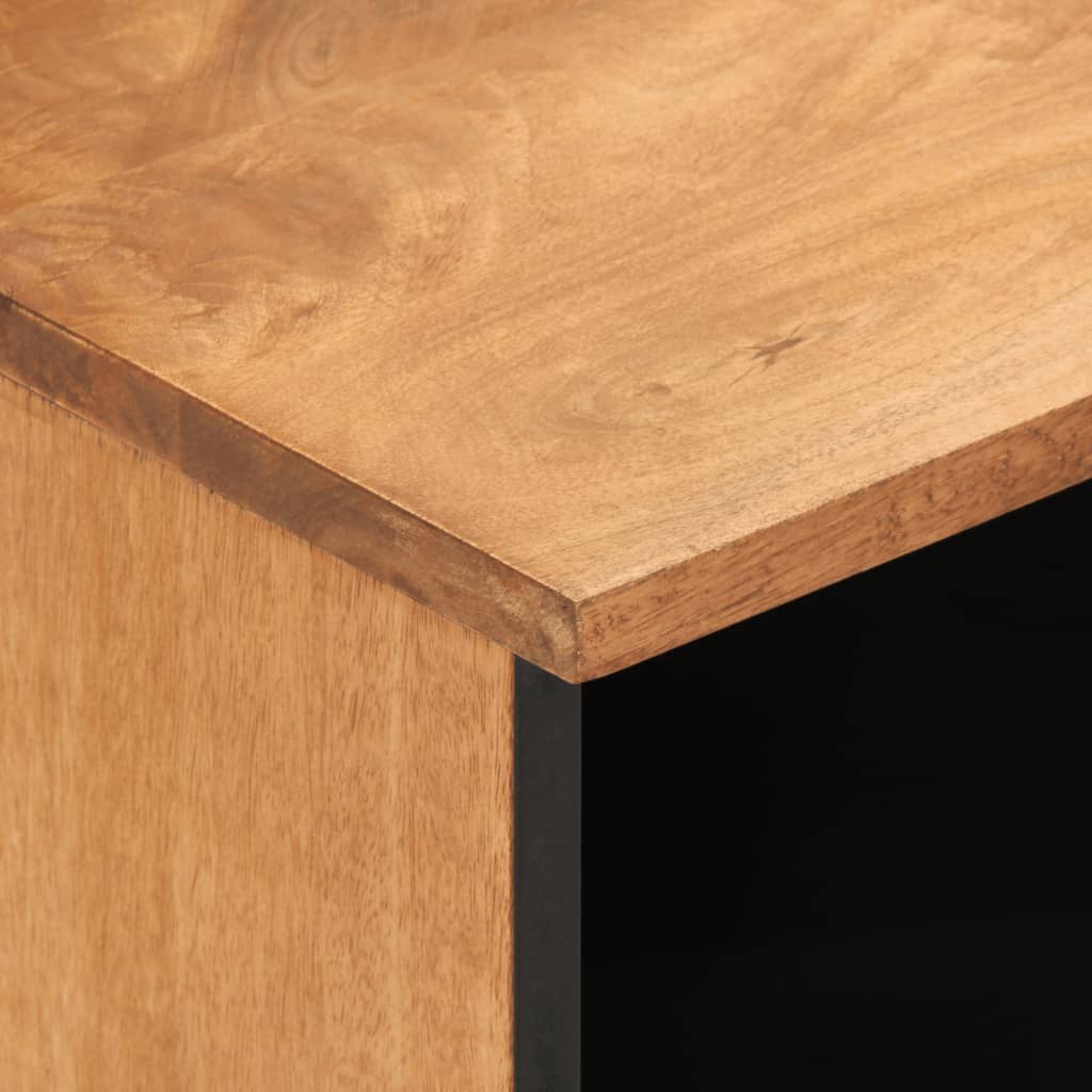 Meuble TV 70x33x46 cm Bois massif de manguier Meubles TV vidaXL