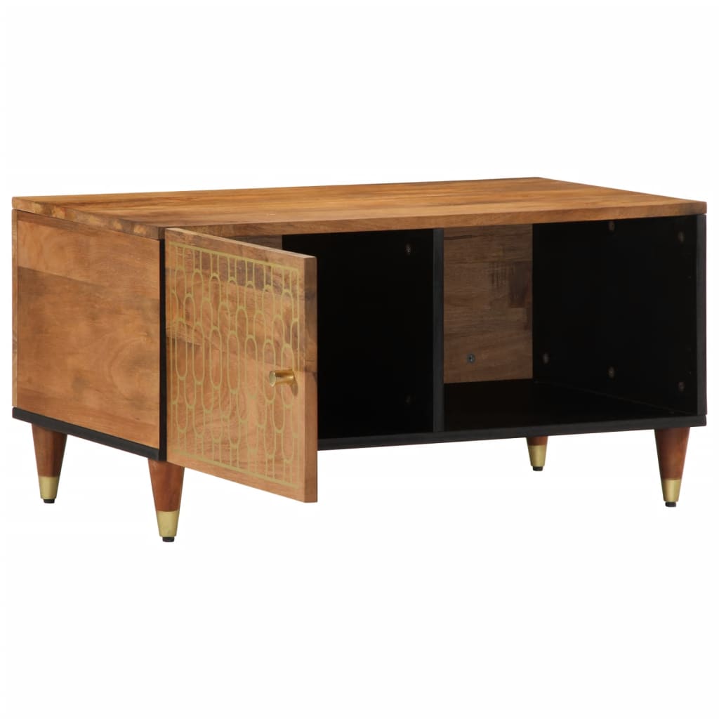 Table basse 80x50x40 cm bois de manguier massif - XIOS