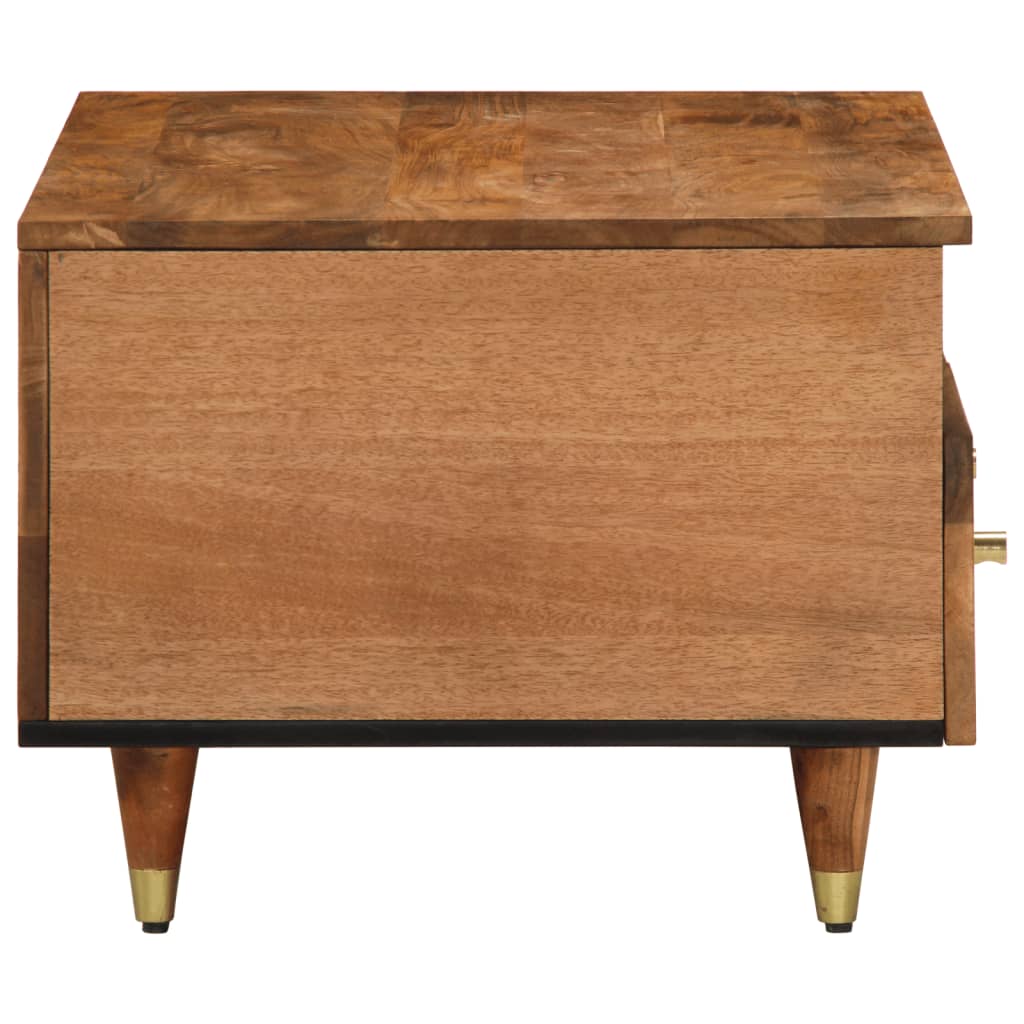 Table basse 80x54x40 cm bois de manguier massif - XIOS