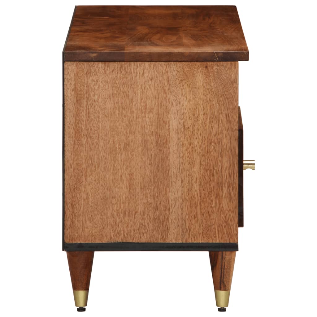 Meuble TV 100x33x46 cm bois massif de manguier Meubles TV vidaXL