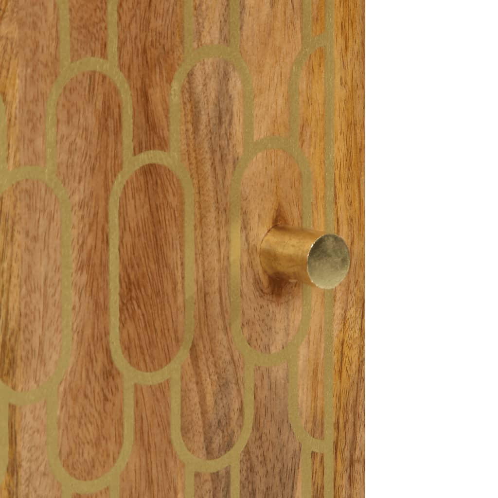 Armoire latérale 40x33x75 cm bois massif de manguier - XIOS