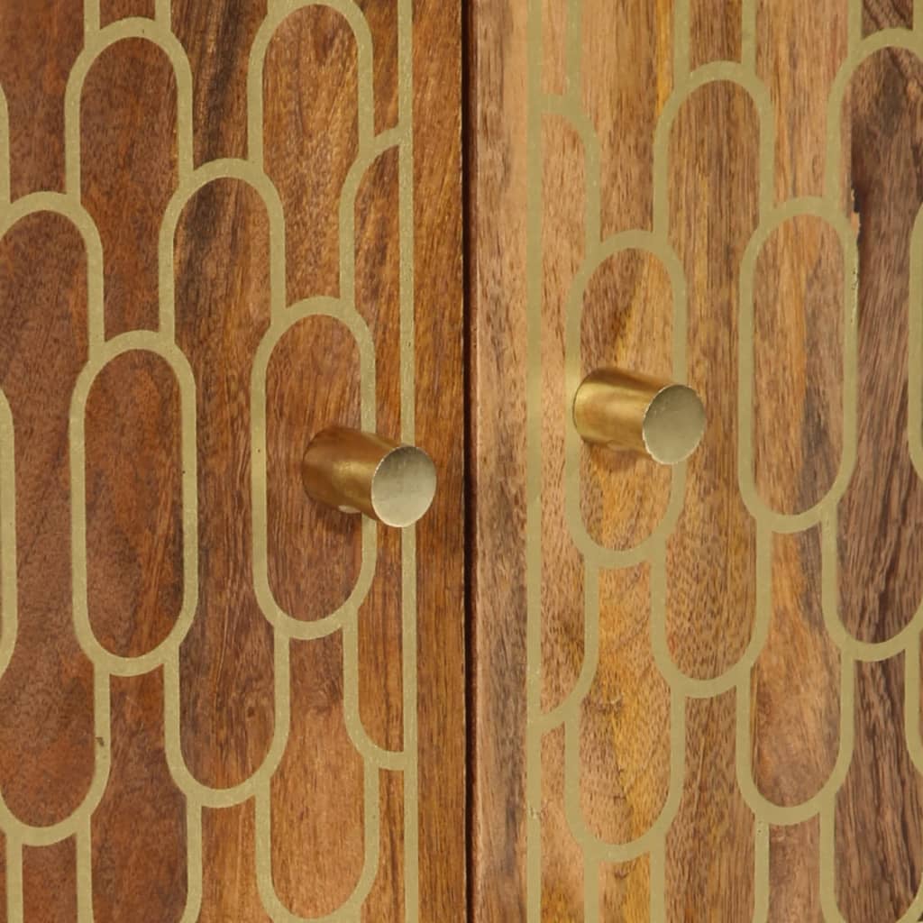 Armoire latérale 60x33x75 cm bois massif de manguier - XIOS