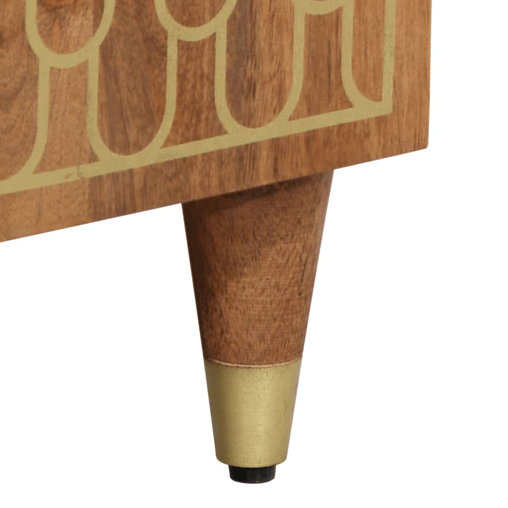 Armoire latérale 60x33x75 cm bois massif de manguier - XIOS