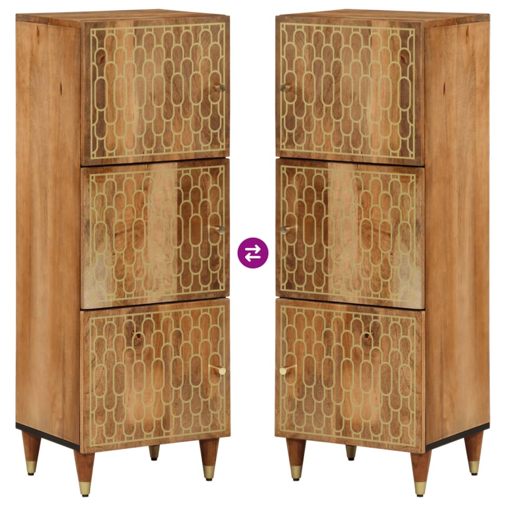 Buffet 40x33x110 cm bois de manguier massif - XIOS