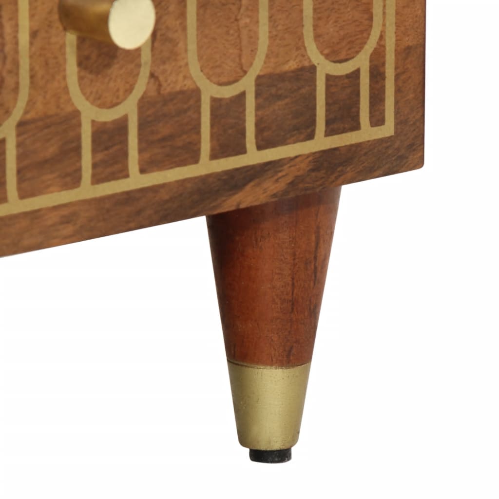 Buffet 60x33x100 cm bois de manguier massif - XIOS