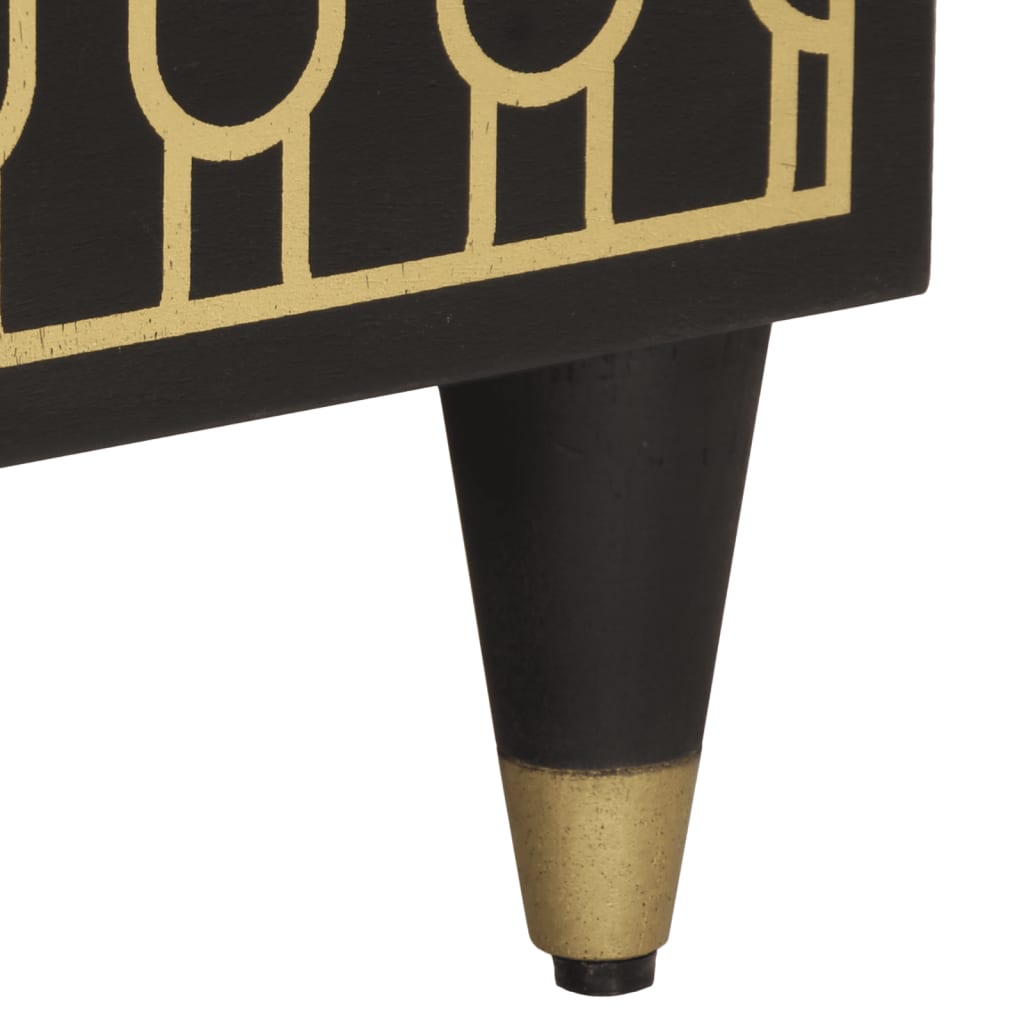 Tables de chevet 2 pcs 40x33x46 cm Bois de manguier solide