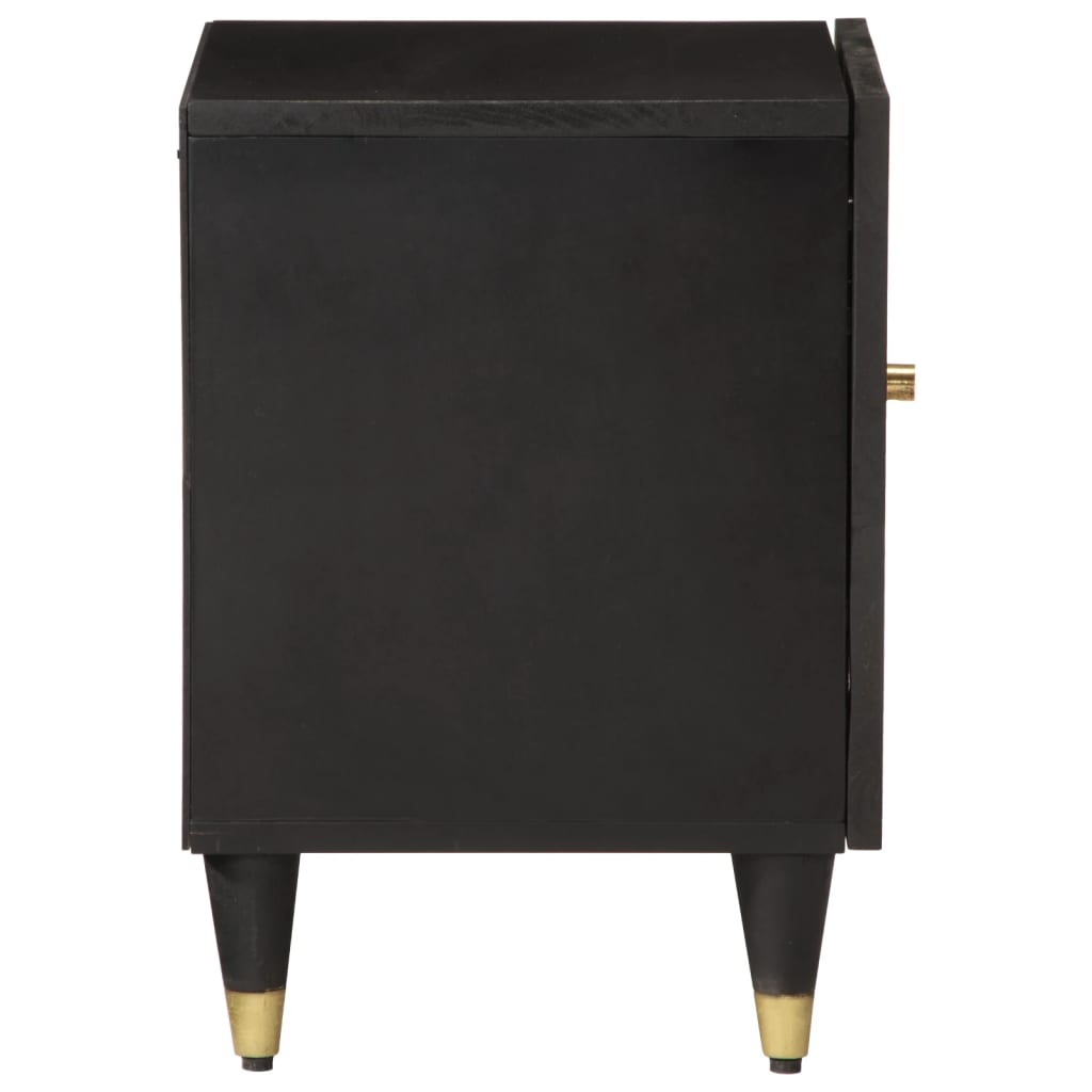 Tables de chevet 2 pcs 40x33x46 cm Bois de manguier solide