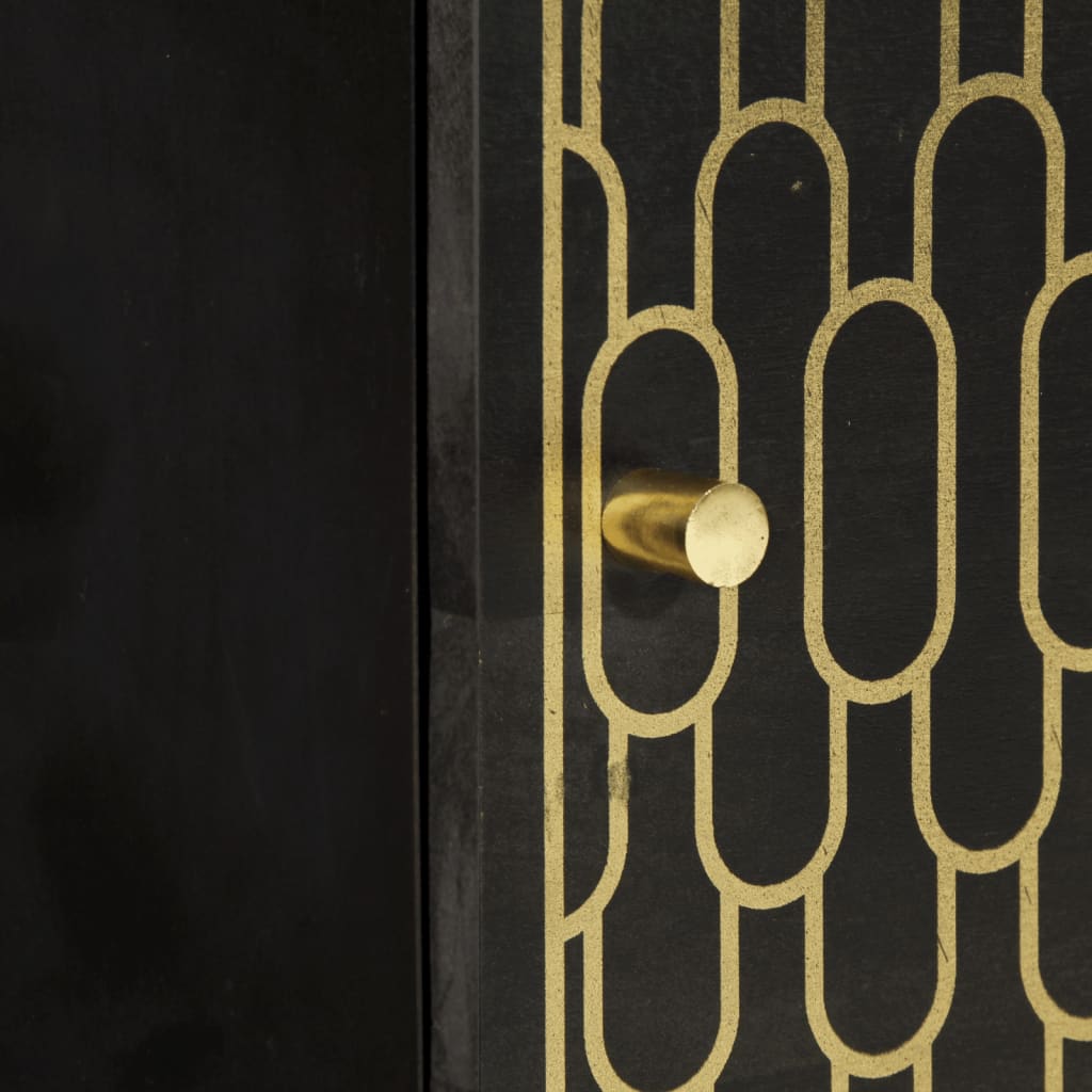 Tables de chevet 2 pcs 40x33x46 cm Bois de manguier solide