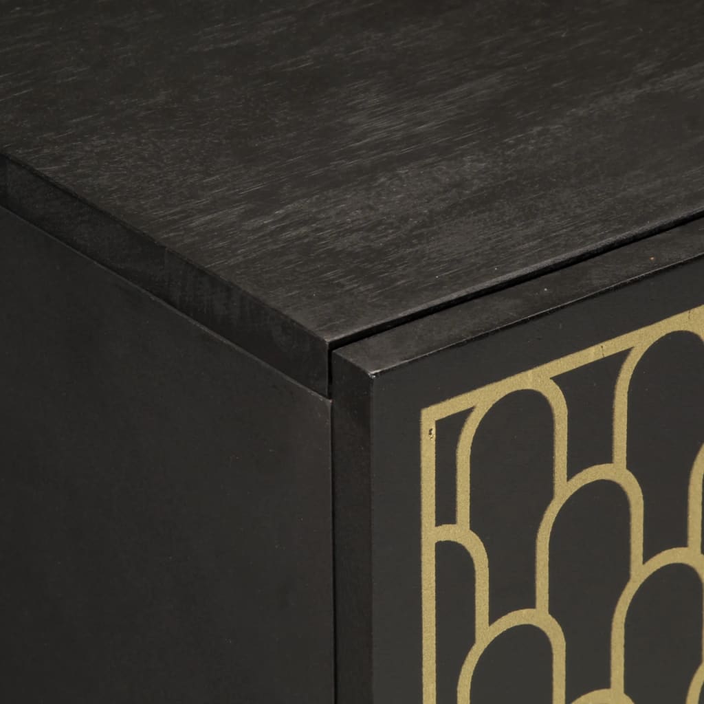 Armoire latérale 60x33x75 cm bois massif de manguier - XIOS