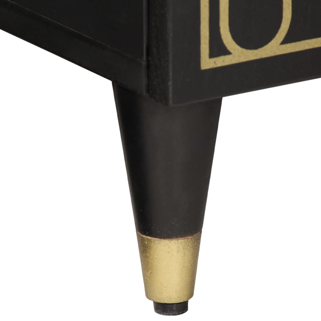 Armoire latérale 40x33x75 cm bois massif de manguier - XIOS