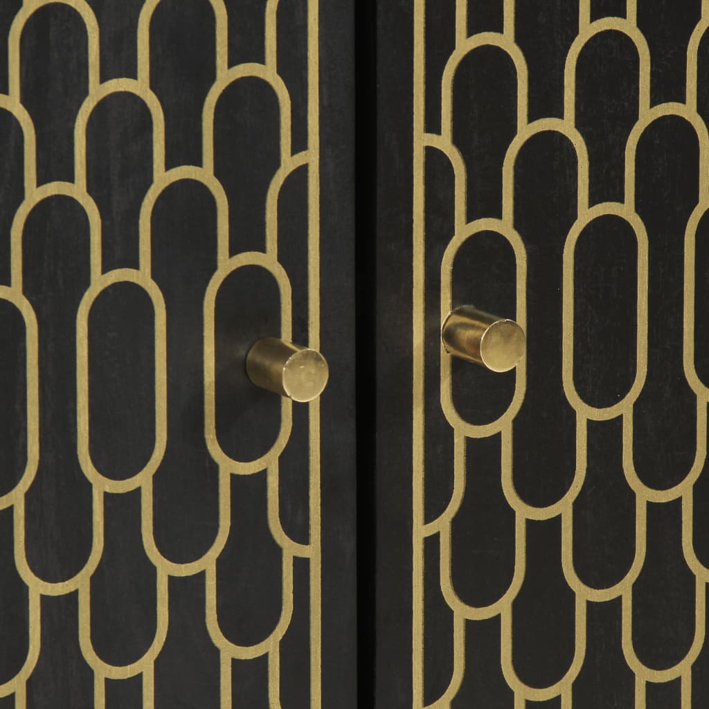 Buffet 60x33x100 cm bois de manguier massif - XIOS