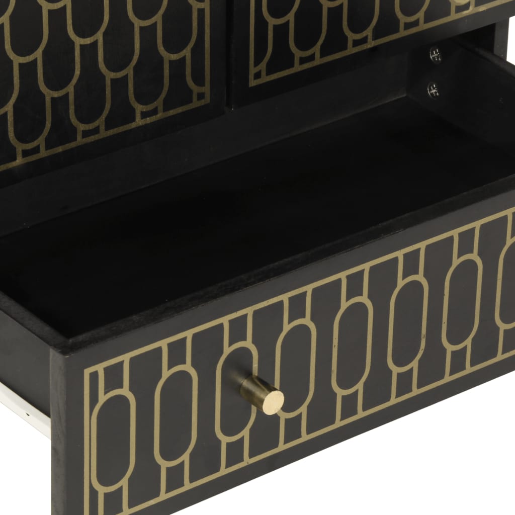 Buffet 60x33x100 cm bois de manguier massif - XIOS