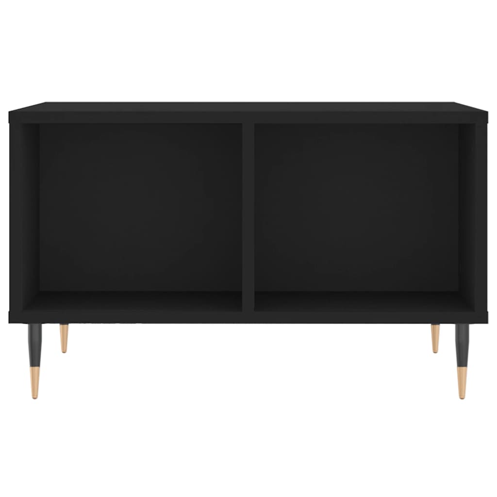 Table basse Noir 60x50x36,5 cm Bois d'ingénierie - XIOS