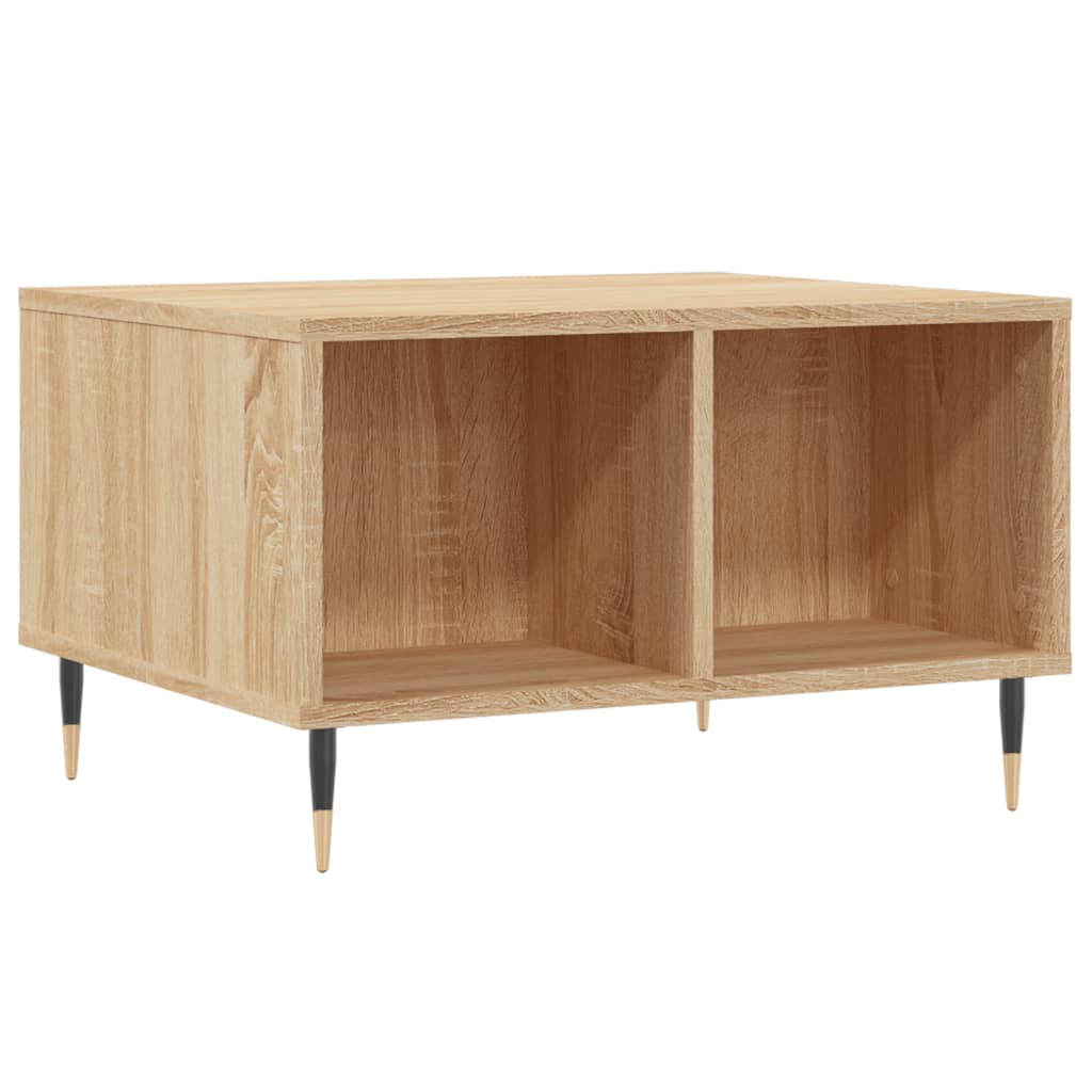 Table basse Chêne sonoma 60x50x36,5 cm Bois d'ingénierie - XIOS