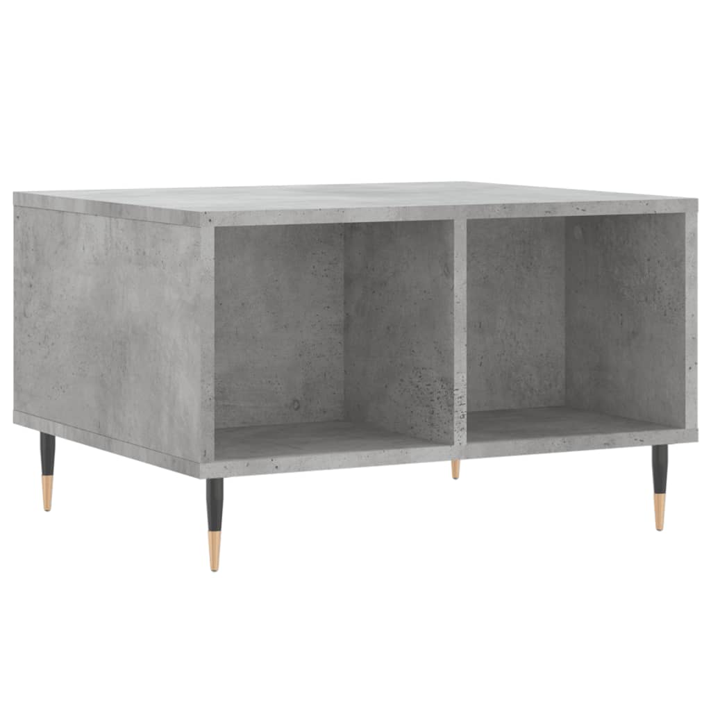 Table basse Gris béton 60x50x36,5 cm Bois d'ingénierie - XIOS