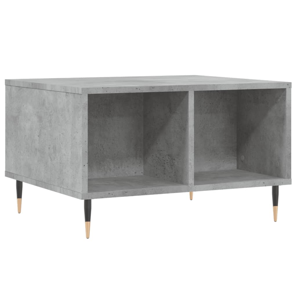 Table basse Gris béton 60x50x36,5 cm Bois d'ingénierie - XIOS