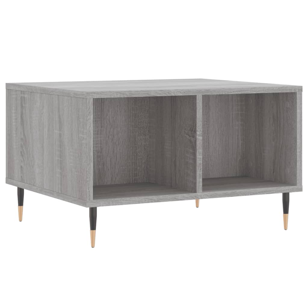 Table basse Sonoma gris 60x50x36,5 cm Bois d'ingénierie - XIOS