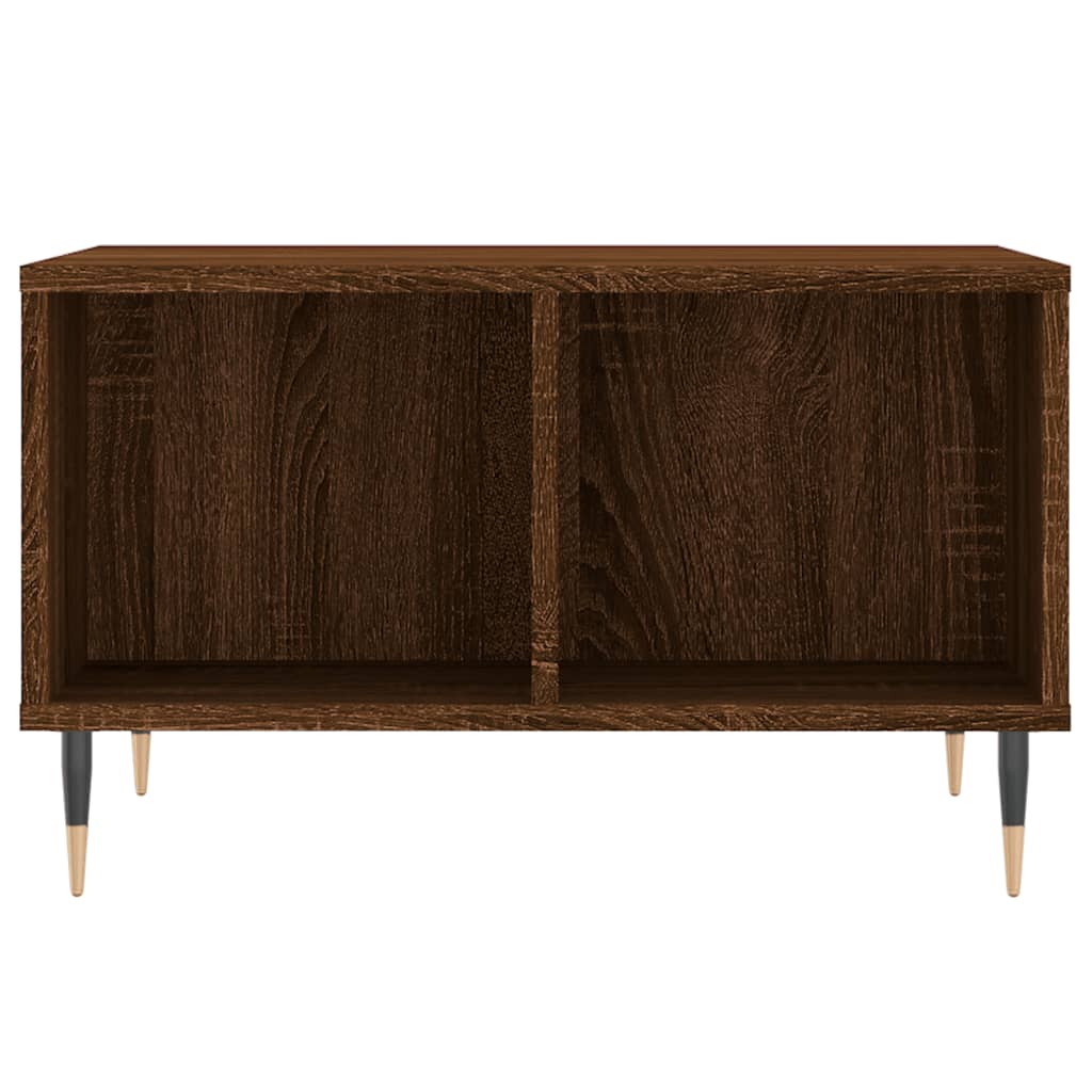 Table basse Chêne marron 60x50x36,5 cm Bois d'ingénierie - XIOS