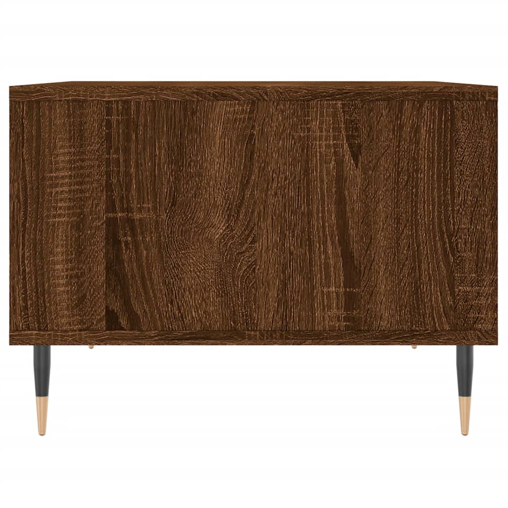 Table basse Chêne marron 60x50x36,5 cm Bois d'ingénierie - XIOS