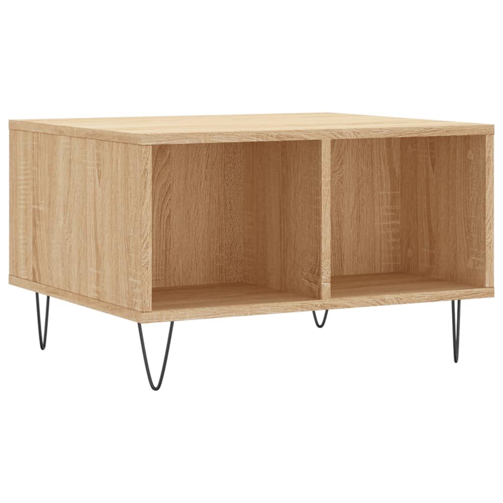 Table basse Chêne sonoma 60x50x36,5 cm Bois d'ingénierie - XIOS