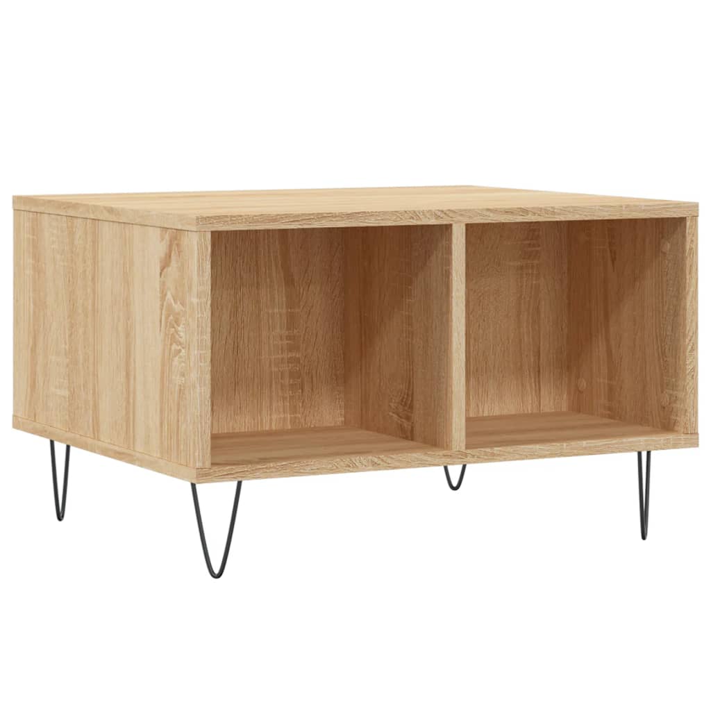 Table basse Chêne sonoma 60x50x36,5 cm Bois d'ingénierie - XIOS