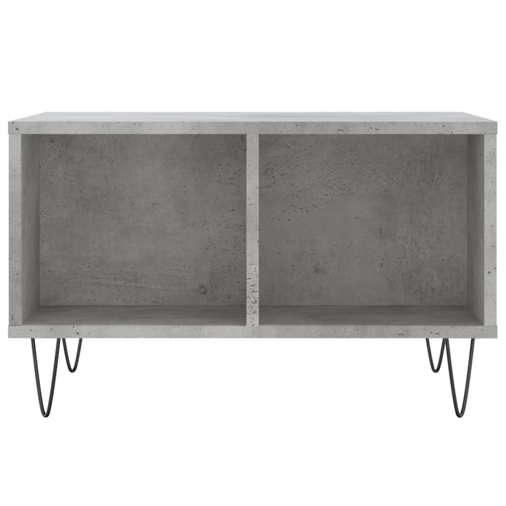 Table basse Gris béton 60x50x36,5 cm Bois d'ingénierie - XIOS