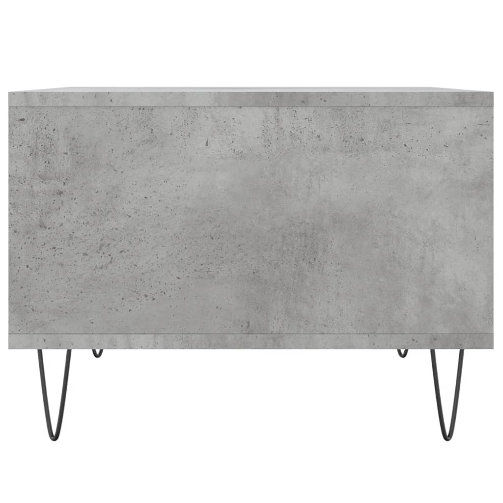 Table basse Gris béton 60x50x36,5 cm Bois d'ingénierie - XIOS