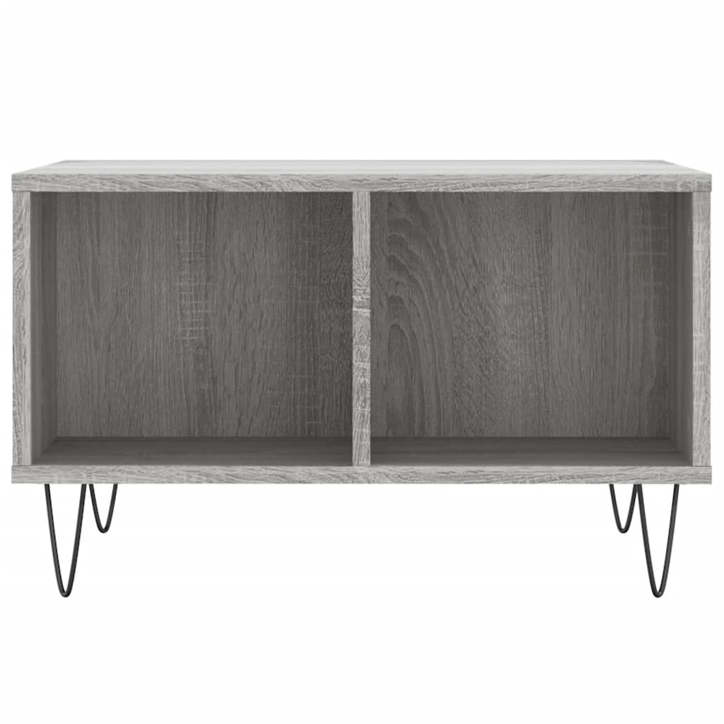 Table basse Sonoma gris 60x50x36,5 cm Bois d'ingénierie - XIOS