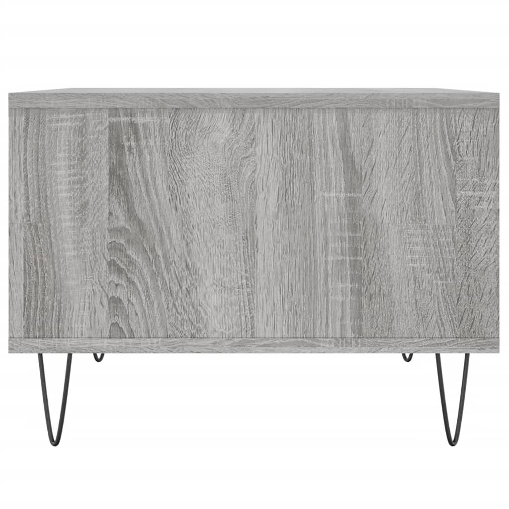 Table basse Sonoma gris 60x50x36,5 cm Bois d'ingénierie - XIOS