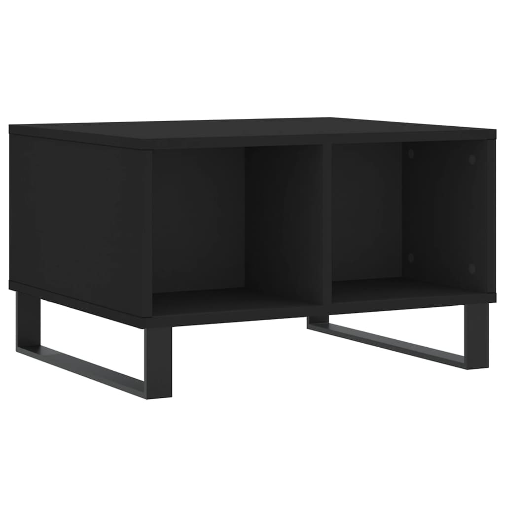 Table basse Noir 60x50x36,5 cm Bois d'ingénierie - XIOS