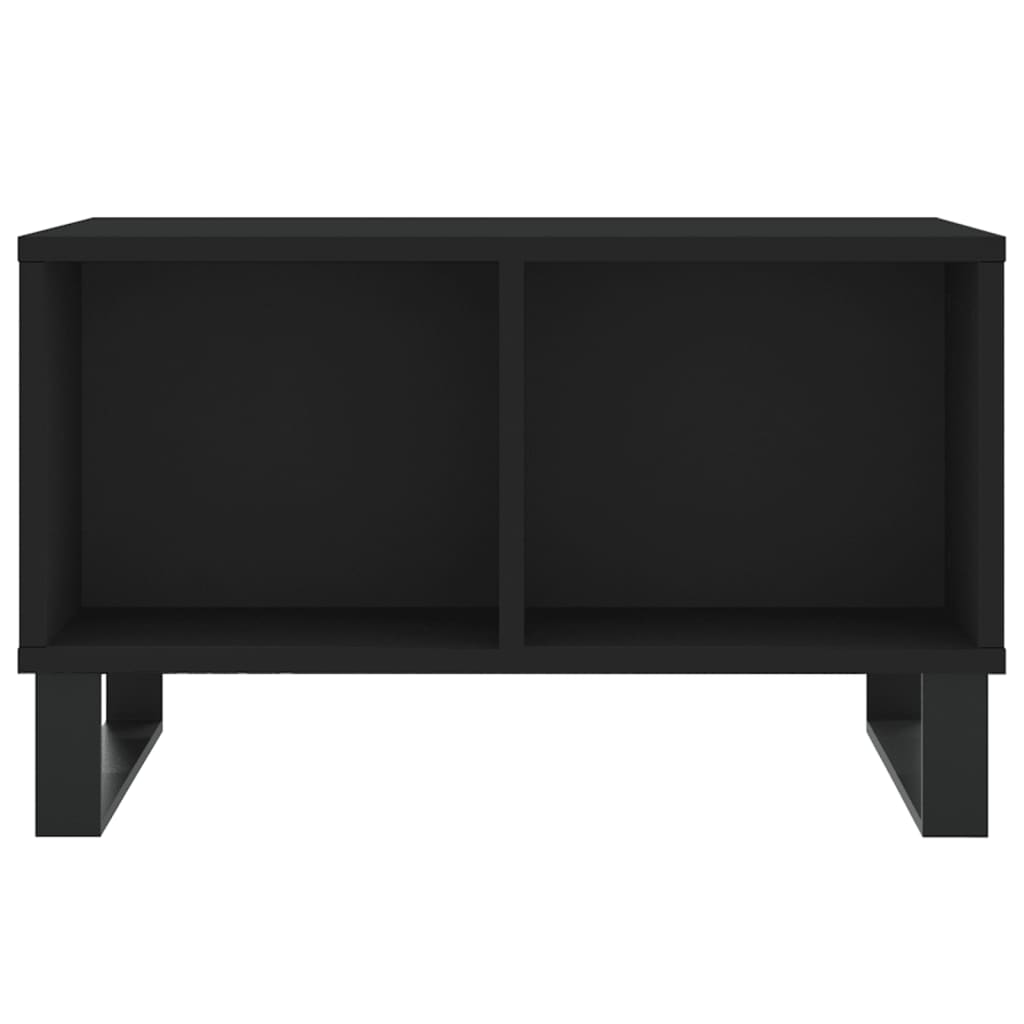Table basse Noir 60x50x36,5 cm Bois d'ingénierie - XIOS