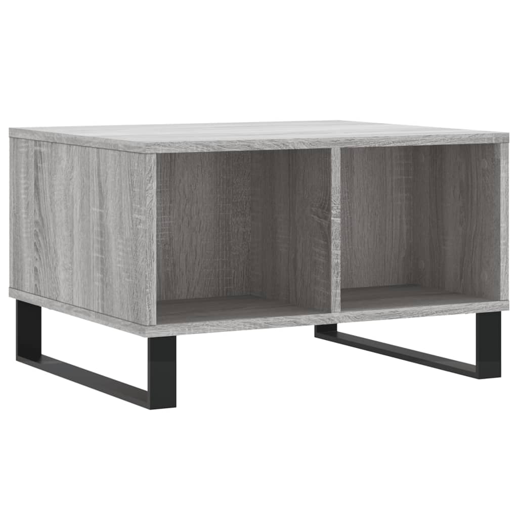 Table basse Sonoma gris 60x50x36,5 cm Bois d'ingénierie - XIOS