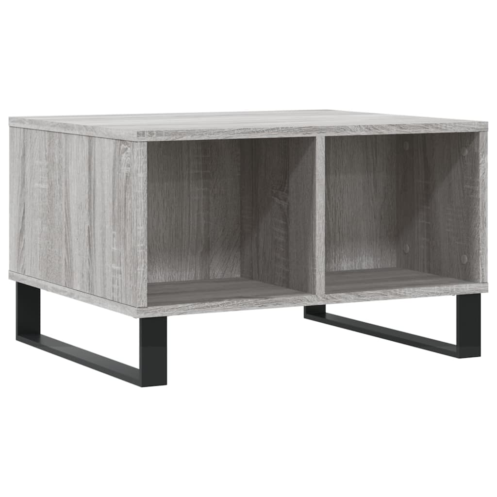 Table basse Sonoma gris 60x50x36,5 cm Bois d'ingénierie - XIOS