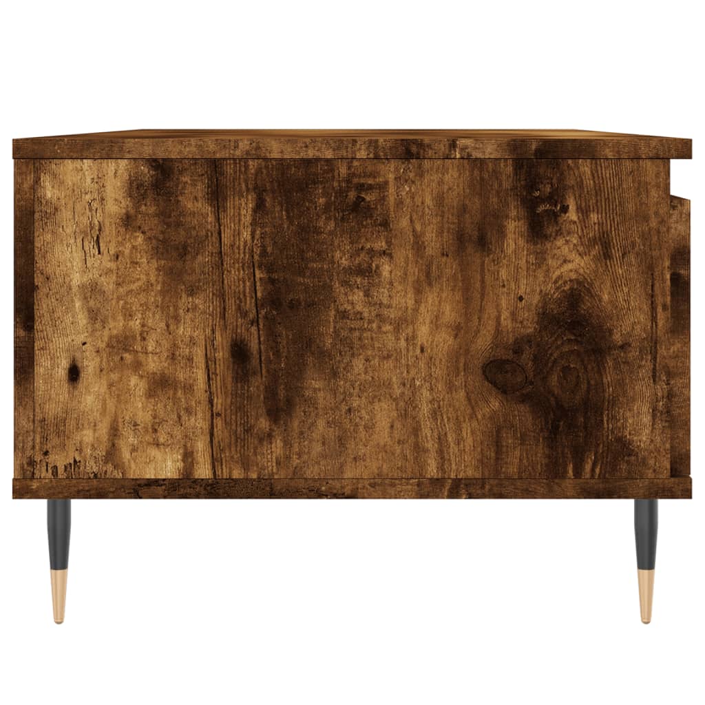 Table basse Chêne fumé 90x50x36,5 cm Bois d'ingénierie - XIOS