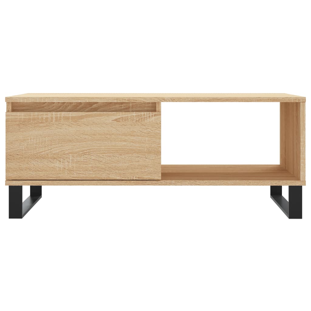 Table basse Chêne sonoma 90x50x36,5 cm Bois d'ingénierie - XIOS