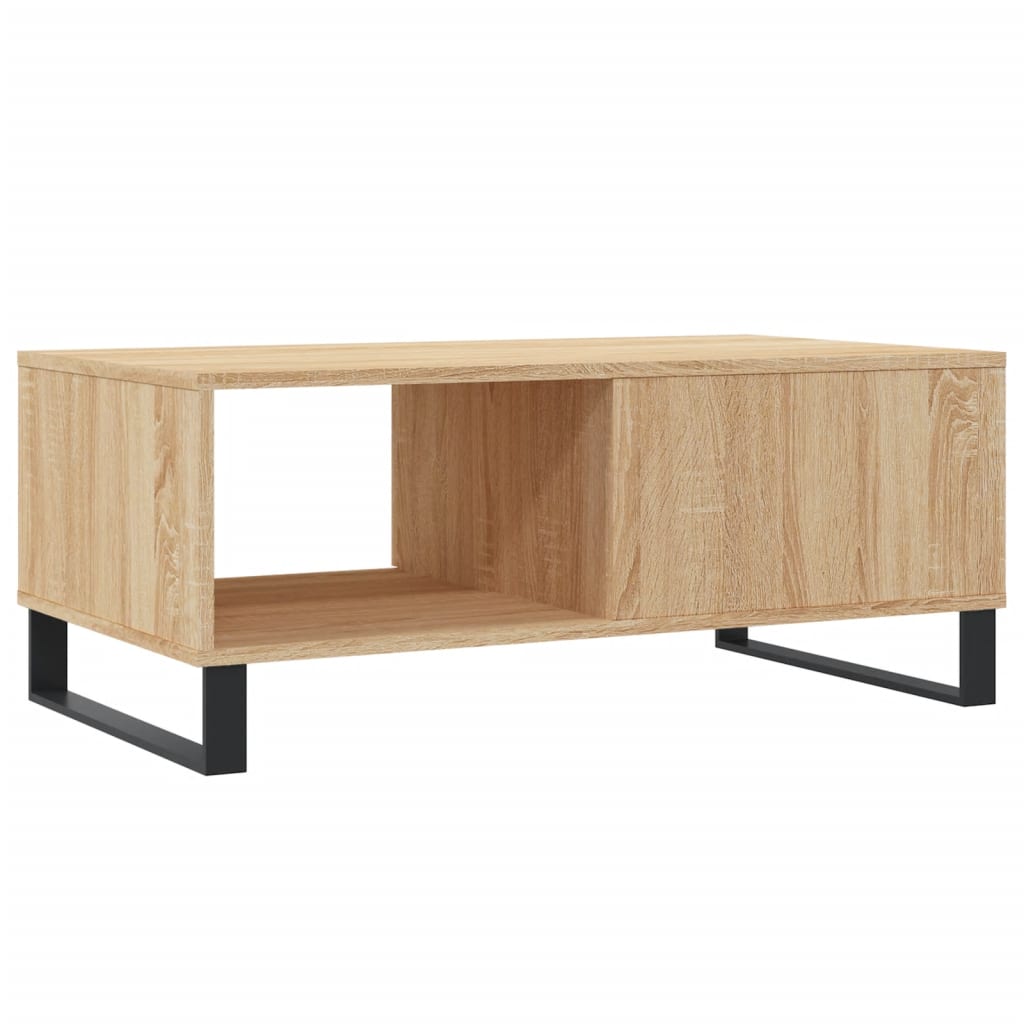 Table basse Chêne sonoma 90x50x36,5 cm Bois d'ingénierie - XIOS