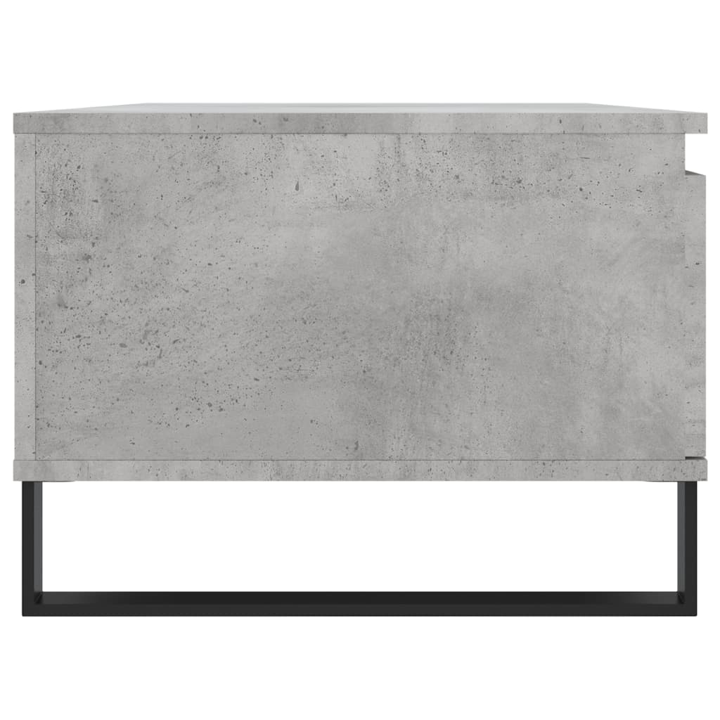 Table basse Gris béton 90x50x36,5 cm Bois d'ingénierie - XIOS