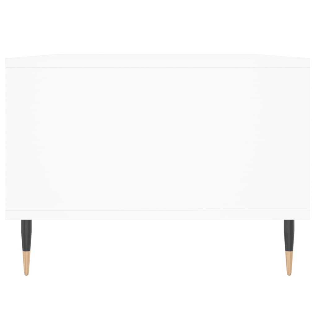 Table basse Blanc 90x50x36,5 cm Bois d'ingénierie - XIOS
