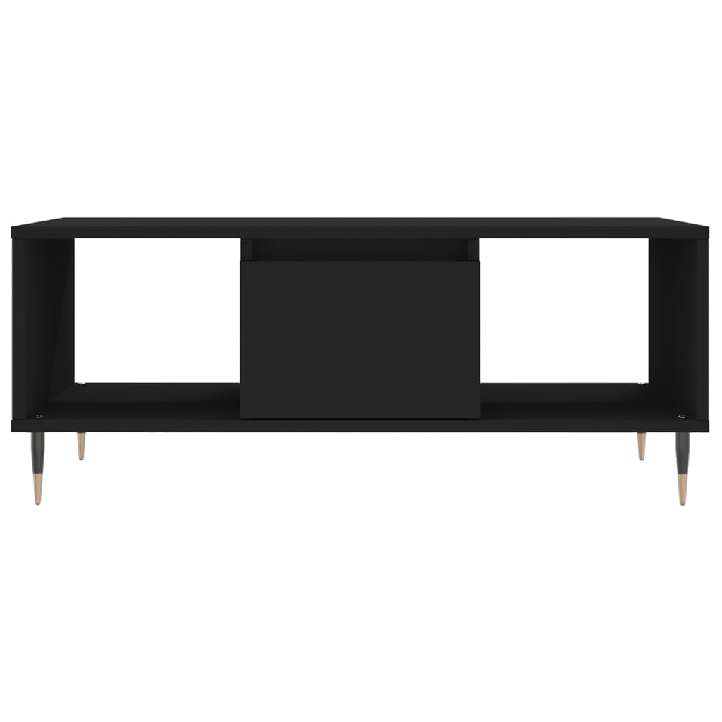 Table basse Noir 90x50x36,5 cm Bois d'ingénierie - XIOS