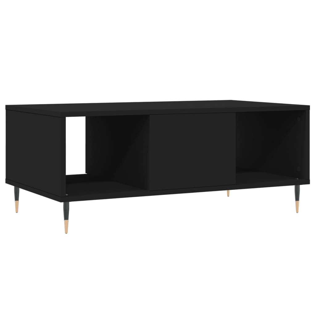 Table basse Noir 90x50x36,5 cm Bois d'ingénierie - XIOS