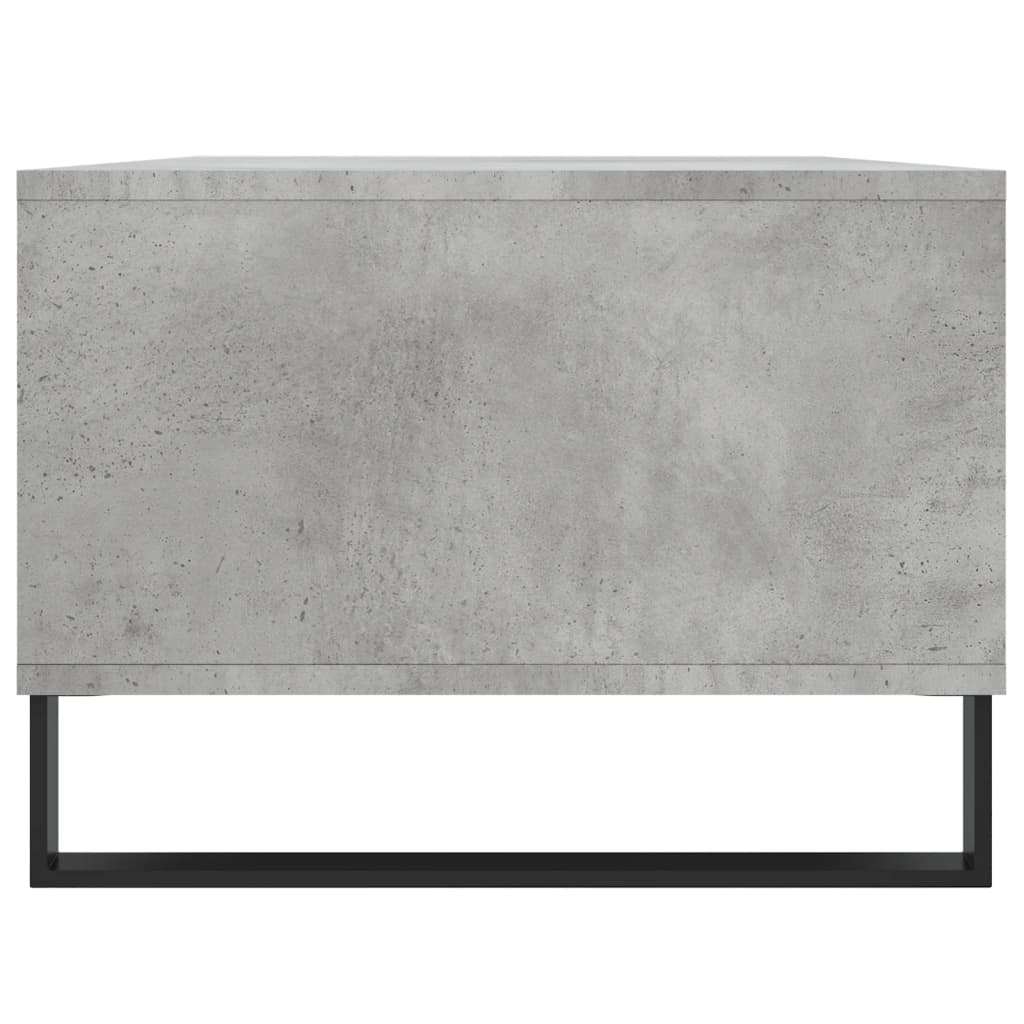 Table basse Gris béton 90x50x36,5 cm Bois d'ingénierie - XIOS