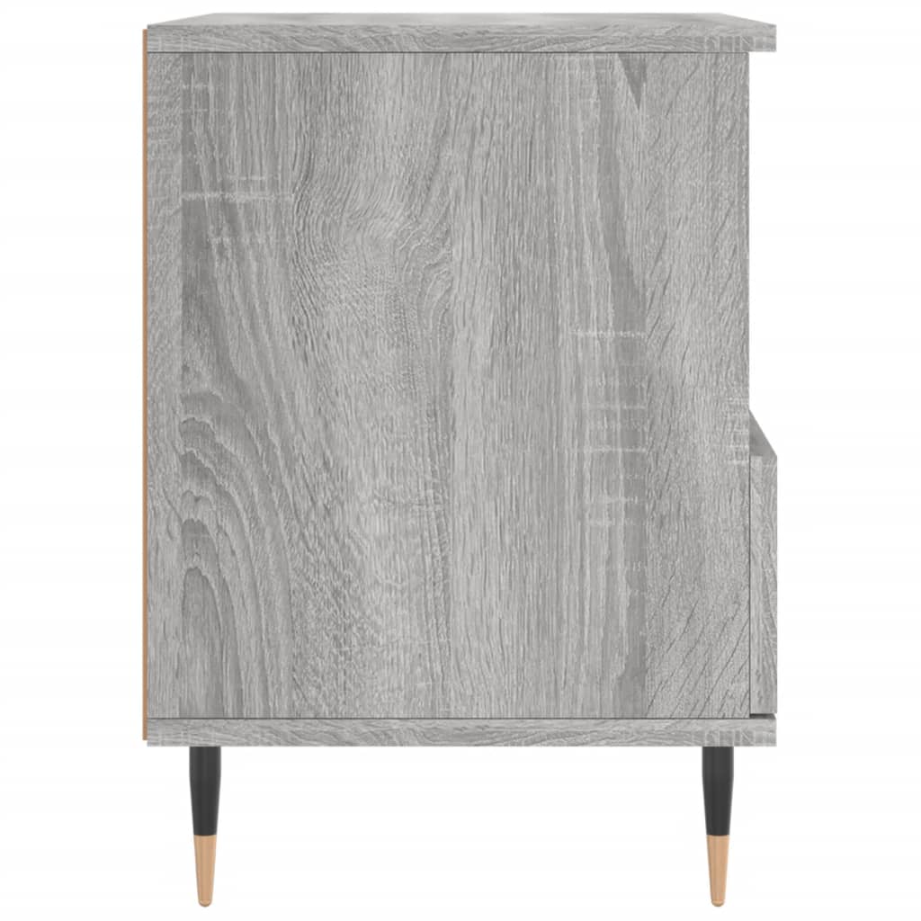 Tables de chevet 2 pcs sonoma gris 40x35x50 cm bois ingénierie - XIOS